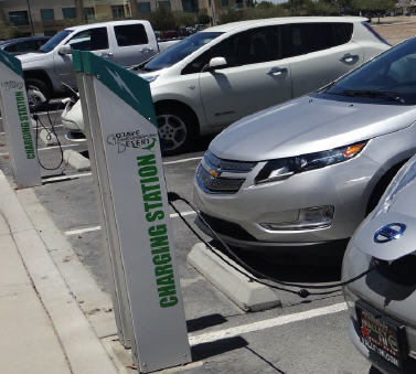 Level 2 ev charging stations at Mojave Desert Air Quality Management District (MDAQMD)